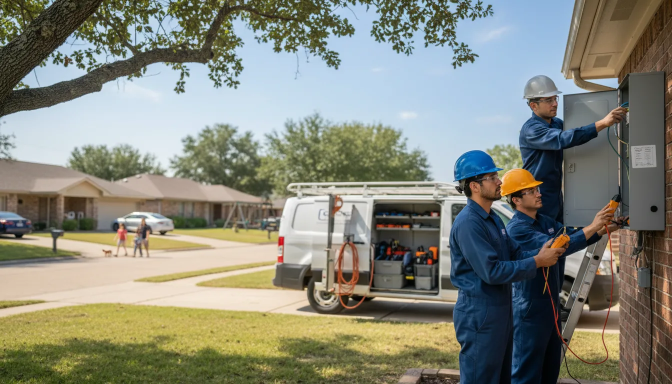 Certified electrician providing emergency electrical services in Caputa, SD